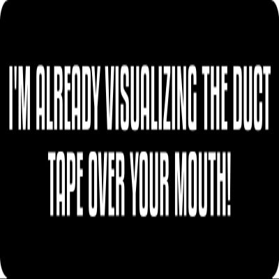 1080 Graphics 3 - I'm Already Visualizing The Duct Tape Hard Hat/Biker Helmet Sticker BS 1219