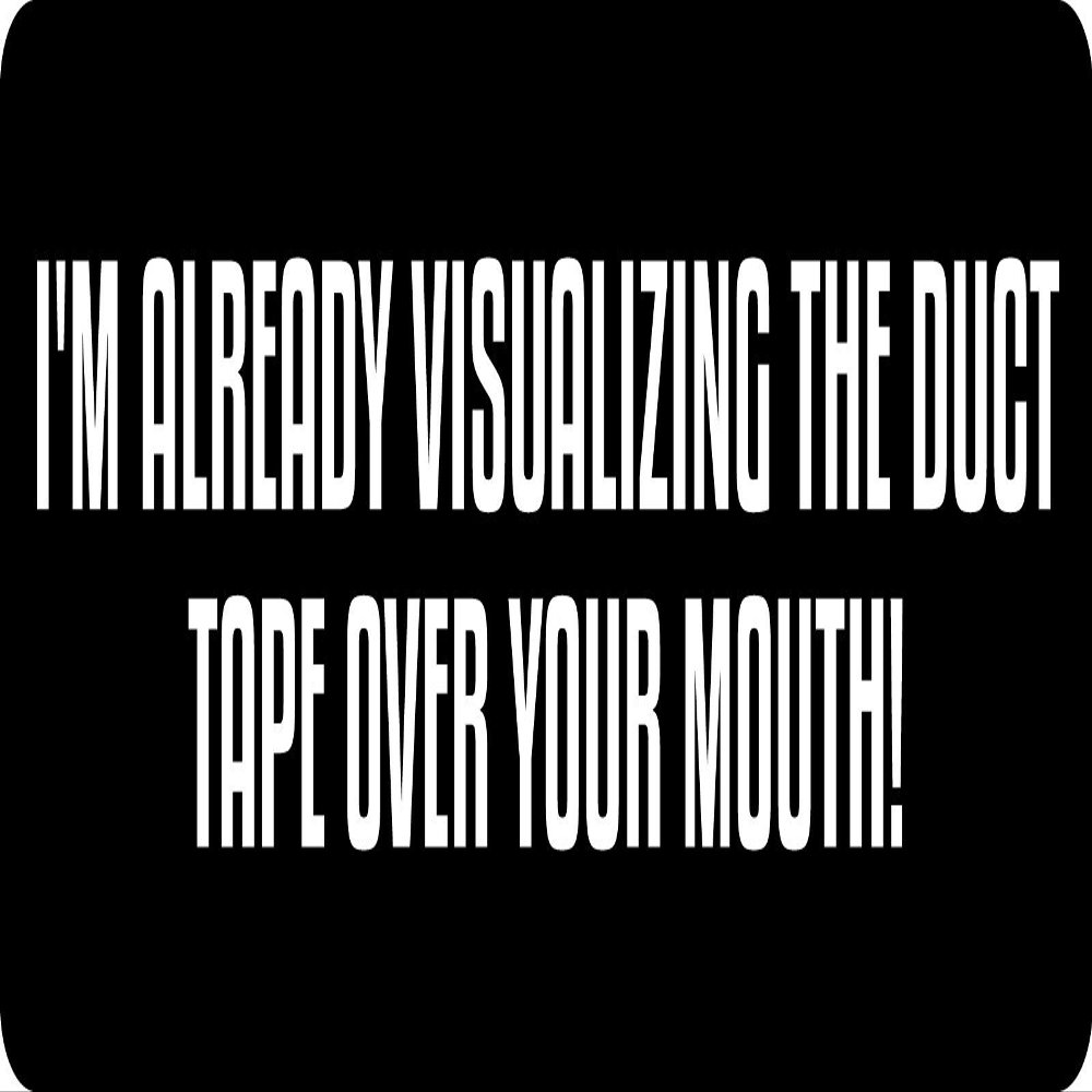 1080 Graphics 3 - I'm Already Visualizing The Duct Tape Hard Hat/Biker Helmet Sticker BS 1219