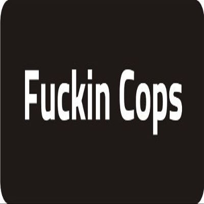 1080 Graphics 3 - FuKin Cops 1 1/4" x 3" Hard Hat Biker Helmet Stickers Bs159