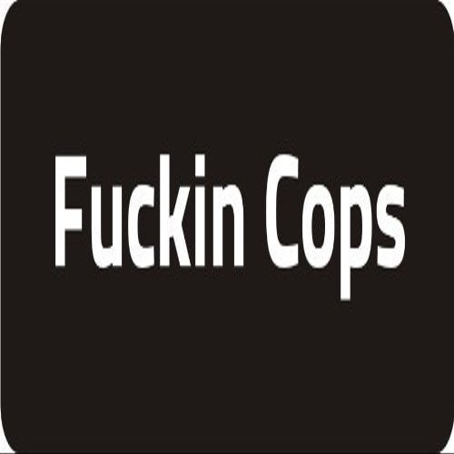 1080 Graphics 3 - FuKin Cops 1 1/4" x 3" Hard Hat Biker Helmet Stickers Bs159