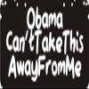 1080 Graphics 3 - Obama Can't Take This Away from Me 1 1/4" x 3" Hard Hat Biker Helmet Stickers Bs438 view 1
