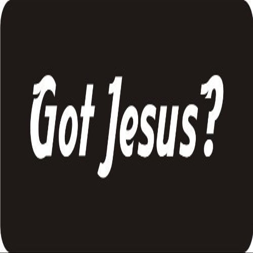 1080 Graphics 3 - Got Jesus 1 1/4" x 3" Hard Hat Biker Helmet Stickers Bs170