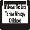 1080 Graphics 3 - It's Never Too Late to Have A Happy Childhood 1 1/4" x 3" Hard Hat Biker Helmet Stickers Bs361 view 1