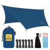 Wise Owl Outfitters Hammock Rain Fly  Waterproof Camping Tarp Cover with Tent Stakes & Carry Bag, Ultralight Shelter for Backpacking & Outdoor Shade view 1