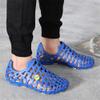 Asifn Water Shoes Women Men Sandals Beach Shoes Casual Beach Mesh Outdoor Sport Massage (Men US10.5=CN45, Blue)(10.5 M US Men - 11.5 M US Women,27.5 cm Heel to Toe view 4