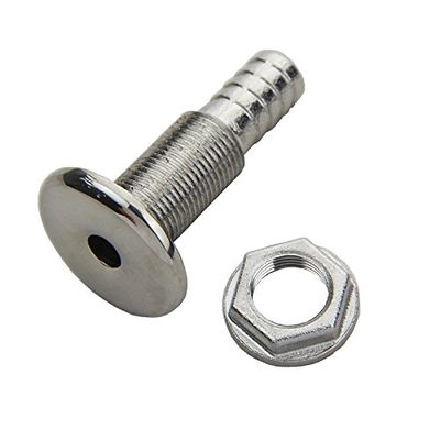 UP100 Stainless Steel Thru Hull Fitting Connector for 1/2" Hose Marine Boat Hardware