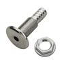 UP100 Stainless Steel Thru Hull Fitting Connector for 1/2" Hose Marine Boat Hardware view 1