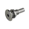 UP100 Stainless Steel Thru Hull Fitting Connector for 1/2" Hose Marine Boat Hardware view 2