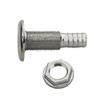 UP100 Stainless Steel Thru Hull Fitting Connector for 1/2" Hose Marine Boat Hardware view 3