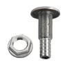 UP100 Stainless Steel Thru Hull Fitting Connector for 1/2" Hose Marine Boat Hardware view 4