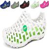 Asifn Water Shoes Women Men Sandals Beach Shoes Casual Beach Mesh Outdoor Sport Massage (9.5 M US Men - 10.5 M US Women,26.5 cm Heel to Toe White Green view 1