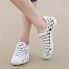 Asifn Water Shoes Women Men Sandals Beach Shoes Casual Beach Mesh Outdoor Sport Massage (9.5 M US Men - 10.5 M US Women,26.5 cm Heel to Toe White Green view 3