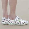 Asifn Water Shoes Women Men Sandals Beach Shoes Casual Beach Mesh Outdoor Sport Massage (9.5 M US Men - 10.5 M US Women,26.5 cm Heel to Toe White Green view 4