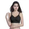 2PACK Nursing Bra Wireless bra Women's Sleeping Maternity Bra Breastfeeding Bra,Black+beige 2pcs/Pack,X-Large view 3