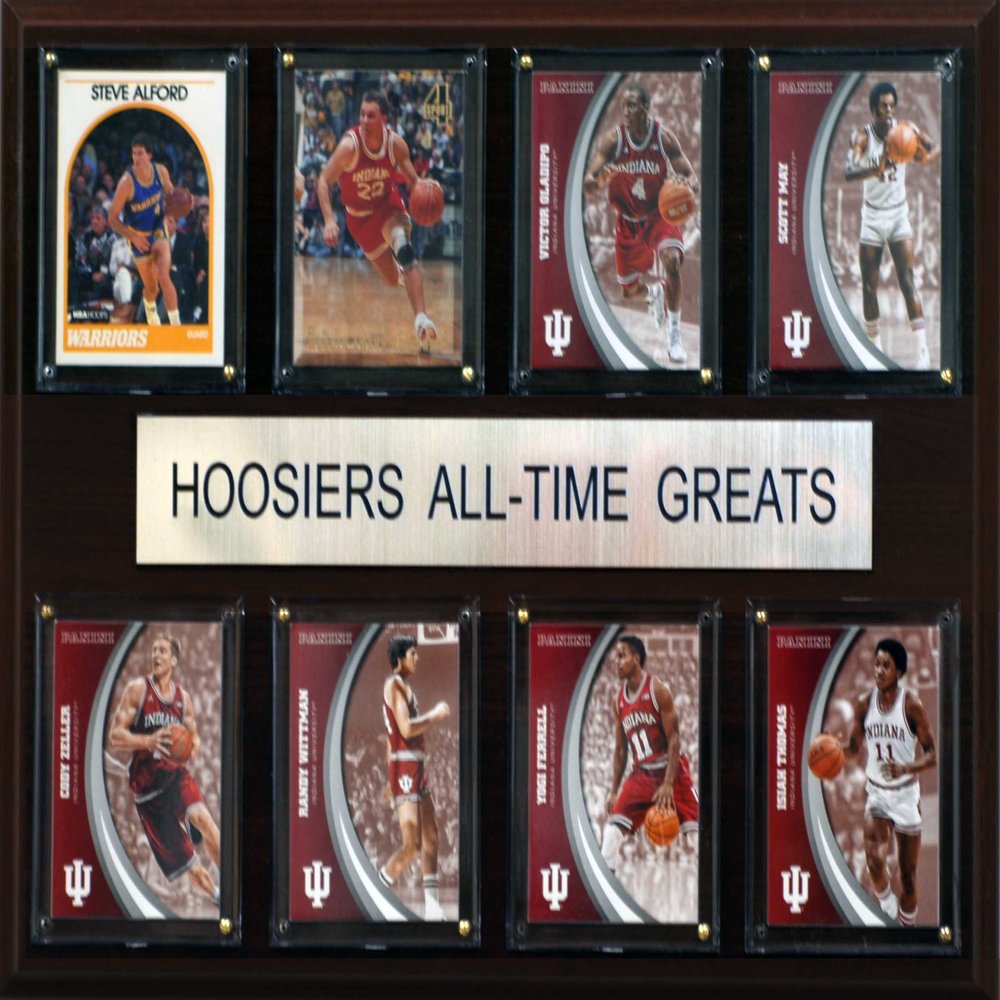NCAA Indiana Hoosiers Men's All-Time Greats Plaque, Brown