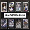 C&I Collectables MLB New York Mets Men's Noah Syndergaard 8-Card Plaque, Brown view 1
