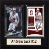C&I Collectables NCAA Stanford Cardinal Men's Andrew Luck Two Card Plaque, Brown, 6"X8" view 1
