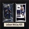 C&I Collectables NCAA Pittsburgh Panthers Men's LeSean McCoy Two Card Plaque, Brown, 6"X8" view 1