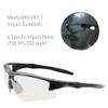 Howard Leight R-02216 Acadia Shooter's Safety Eyewear, SCT Reflect 50 Lens, Black Frame, Hard Coat Coating view 4