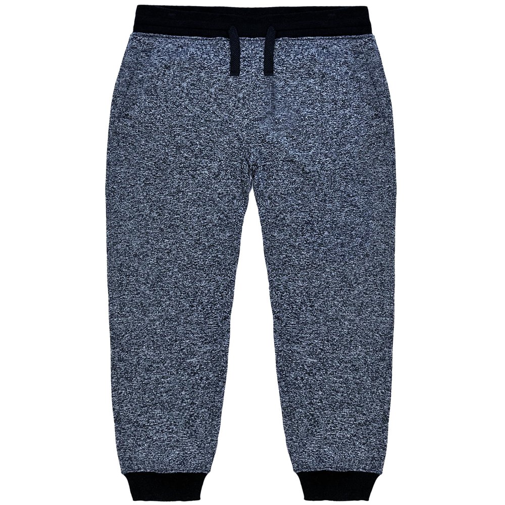 Southpole Little Boy's Jogger Fleece Pants in Basic Marled Colors Pants, Marled Navy, Medium