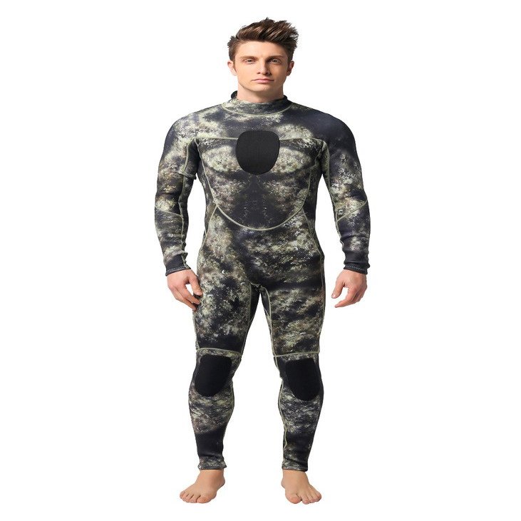 SanguineSunny Men's Neoprene Wetsuit 3mm Full Body Triathlon Diving Suit