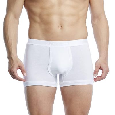 2(X)IST Men's Pima Cotton Boxer Brief White
