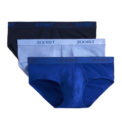 2(X)IST Men's Essential Cotton Contour Pouch Brief 3-Pack
