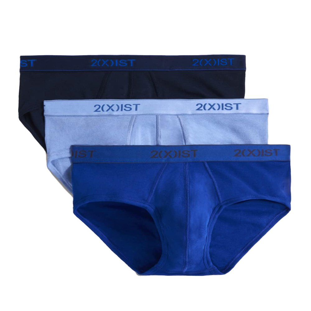 2(X)IST Men's Essential Cotton Contour Pouch Brief 3-Pack