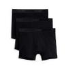 2(X)IST Men's Essential Cotton Boxer Brief 3-Pack Solid Black view 1