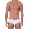 2(X)IST Men's Essential Cotton Contour Pouch Brief 3-Pack Pure White view 3