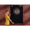 Viper Defender III Extended Length Dartboard Surround Wall Protector, Fits 17.75" and 18" Bristle Dartboards, Compression-Fit Easy Mounting, 45" H x 32" W x 1" Thickness, Black view 2