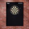 Viper Defender III Extended Length Dartboard Surround Wall Protector, Fits 17.75" and 18" Bristle Dartboards, Compression-Fit Easy Mounting, 45" H x 32" W x 1" Thickness, Black view 4