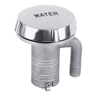 White Water Straight Deck Fill with Breathable Cap and Internal Vent (6006S-SCV - 1-1/2" Hose, Water)