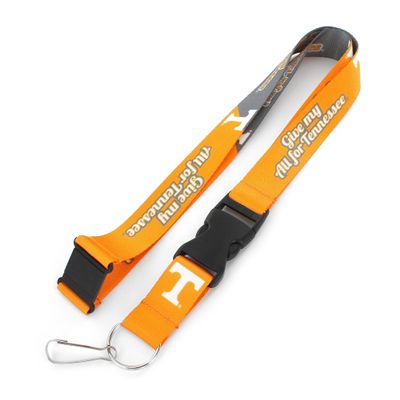 Aminco NCAA Tennessee Volunteers Slogan Lanyard, Orange,22"