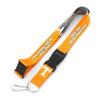 Aminco NCAA Tennessee Volunteers Slogan Lanyard, Orange,22" view 1