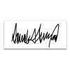 Donald Trump Signature - 5" Vinyl Sticker - for Car Laptop I-Pad - Waterproof Decal view 1