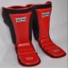 Ultima GelTech MMA Muay Thai Grappling Shin Instep Shin Guards (Red, X-Large) view 2