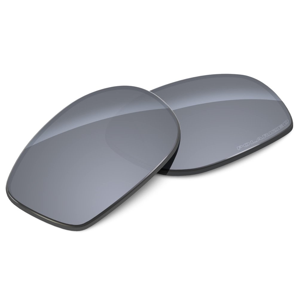 Tintart Performance Replacement Lenses Compatible with Oakley Pit Bull OO9127 Polarized Etched-Silver Metallic