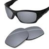 Tintart Performance Replacement Lenses Compatible with Oakley Pit Bull OO9127 Polarized Etched-Silver Metallic view 2