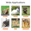 Smartxchoices 24" x 7.5" x 8" Small Live Animal Trap Steel Cage Catch and Release One Door Humane Rodent Cage Trap for Little Rabbits/Stray Cats/Squirrel/Skunk/Mink/Opossum Outdoor Animals view 4