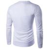 2017 Spring Summer New Men's Casual Sweater City Fashion V Collar Long Sleeved Cardigan Single-Breasted Sweater Coffee view 3