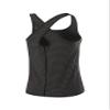 TCA Womens Vista Cross Back Keyhole Running & Gym Vest Top - Black Marl, M view 2