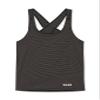 TCA Womens Vista Cross Back Keyhole Running & Gym Vest Top - Black Marl, M view 3