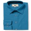 AKA Boys Solid Long Sleeve Dress Shirt - Aqua 12 view 1