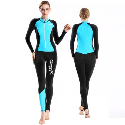 COPOZZ Womens Wetsuit Full Body Swimsuit for Women Front Zip Wet Suit for Snorkeling, Surfing, Scuba Gear, Paddleboarding, Water Sports