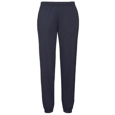 Fruit of the Loom Mens Elasticated Cuff Jog Pants/Jogging Bottoms (M) (Deep Navy)