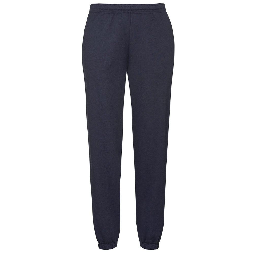 Fruit of the Loom Mens Elasticated Cuff Jog Pants/Jogging Bottoms (M) (Deep Navy)