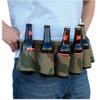 6 Packs Beer Soda Can Holster, Outdoor Drink Bottle Bag Party Holder Belt for Camping Hiking and Picnic (Camouflage) view 1