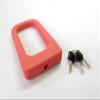 ULAC Magnum Force UL-MU3-03 Silicone Cover, U-Shaped Lock, 2.9 x 5.5 inches (73 x 140 mm), RED view 2