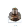 Boat Motor Outboard Gear Kit 6E0-45560 45551 45570 replaces Yamaha Outboard 4HP 5HP Forward Reverse Pinion 2T Engine view 2